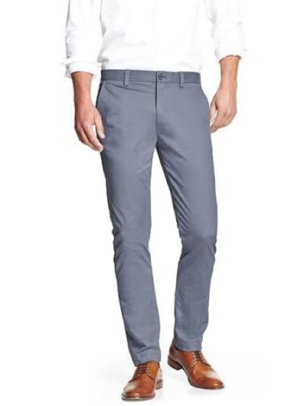 Banana Republic Fulton Skinny Light Blue Chinos